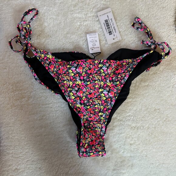 NWT Nikki Neon Floral Bikini Bottom Beach Joy in women's plus size 3XL - Picture 9 of 11